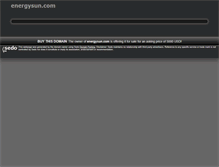 Tablet Screenshot of energysun.com